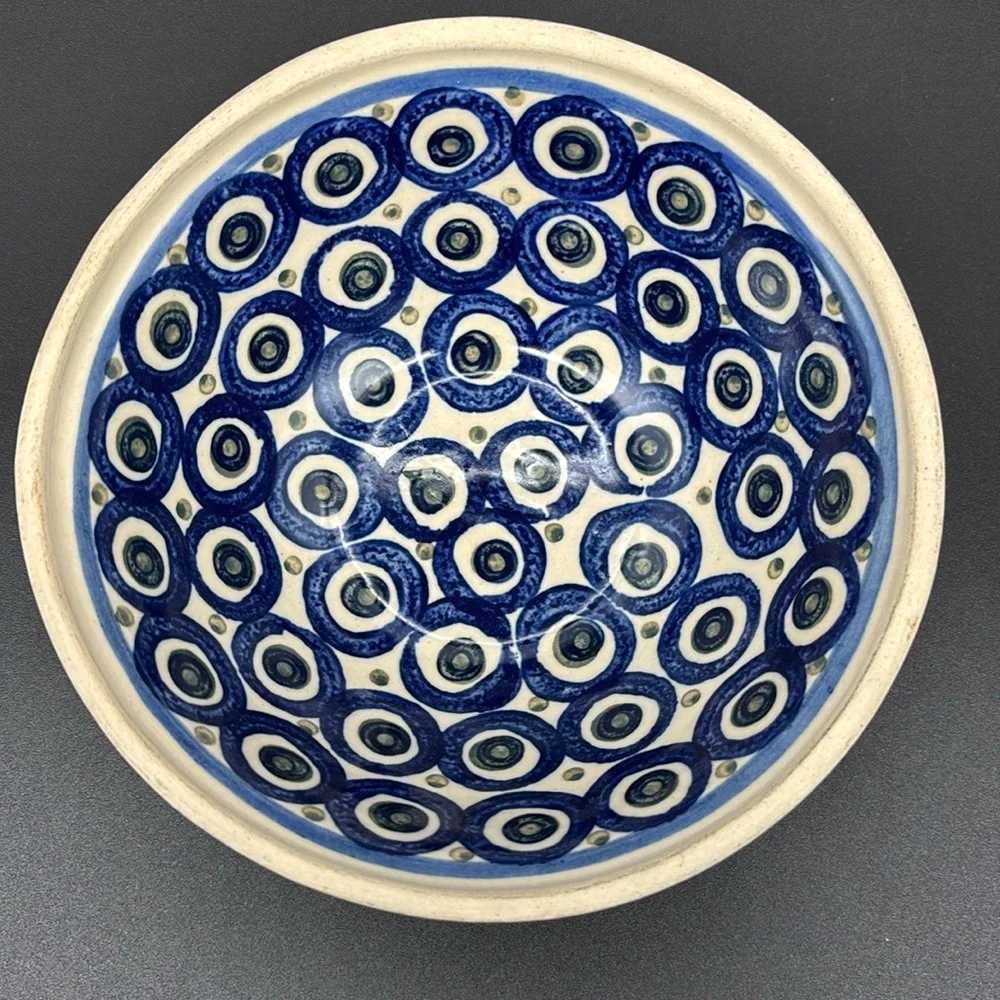Vintage Boleslawiec Polish Pottery Bowl
